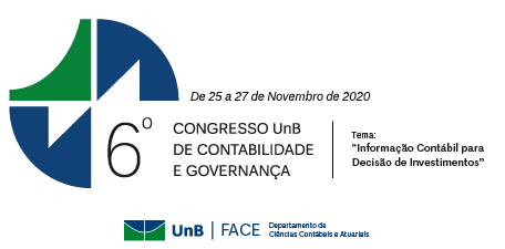 VI Congresso de Contabilidade e Governança UNB