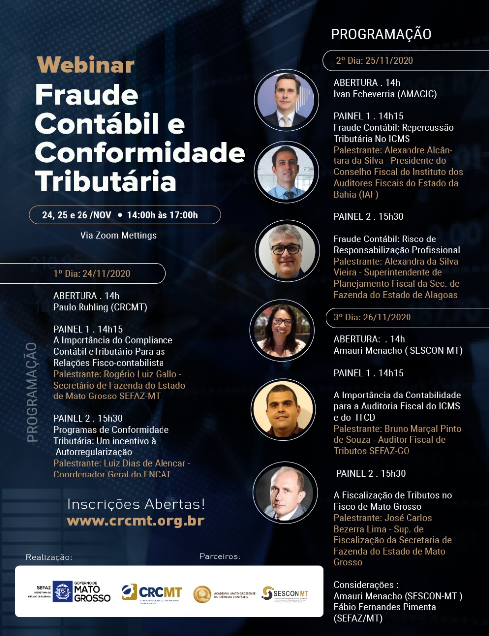 Sefaz Mato Grosso e CRC-MT promovem webinar para debater fraude contábil e conformidade tributária