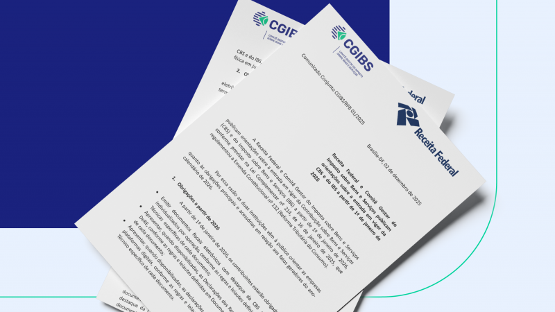 Comitê Gestor do IBS e Receita Federal divulgaram Comunicado Conjunto